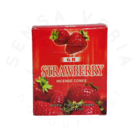 Wierookkegels aardbei