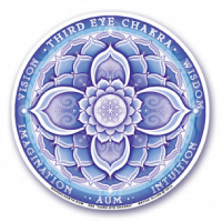 Raamsticker zesde chakra