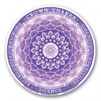 Raamsticker zevende chakra