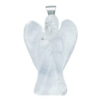 Edelsteen hanger engel Bergkristal