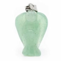 Edelsteen hanger engel New Jade