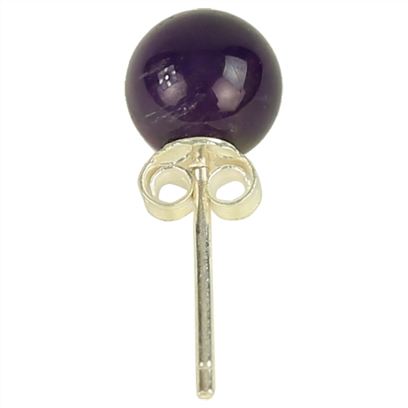 Oorstekers Amethist - Afbeelding 2