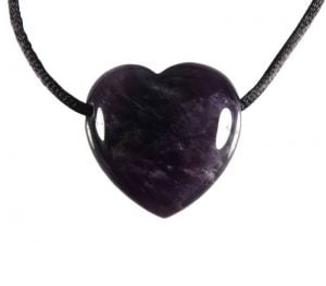 Hanger Amethist hart