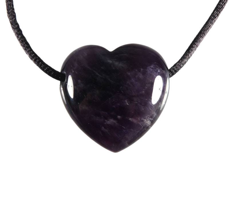 Hanger Amethist hart