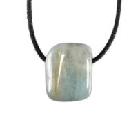 Hanger Aquamarijn trommelsteen