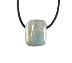 Hanger Aquamarijn trommelsteen