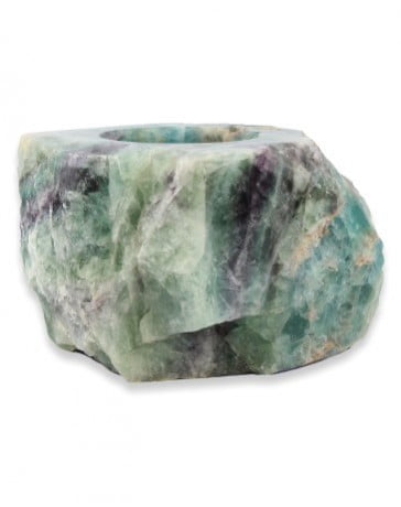 Sfeerlicht fluoriet half gepolijst - Afbeelding 2