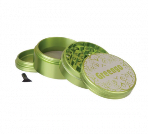 Metalen grinder 4 parts groen 63mm Greengo