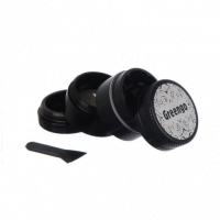 Metalen grinder 4 parts zwart 30mm Greengo