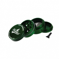 metalen grinder 4 parts groen flamez