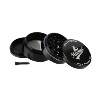 Metalen grinder 4 parts zwart Flamez