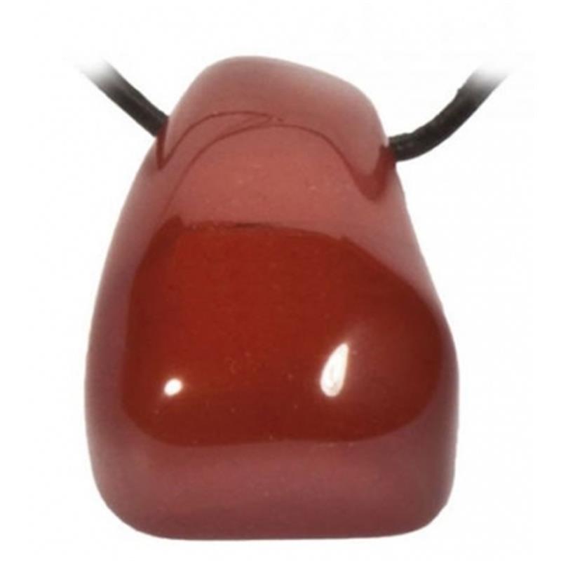 Hanger Jaspis rood trommelsteen