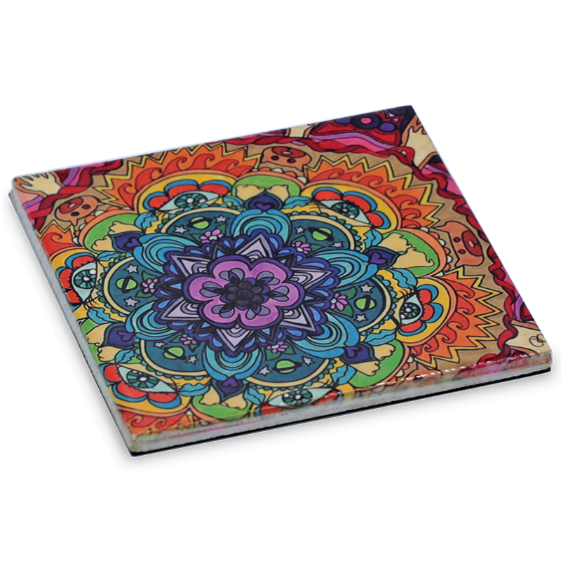 Set onderzetters Mandala keramiek - Afbeelding 3