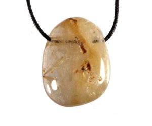 Hanger Rutielkwarts trommelsteen