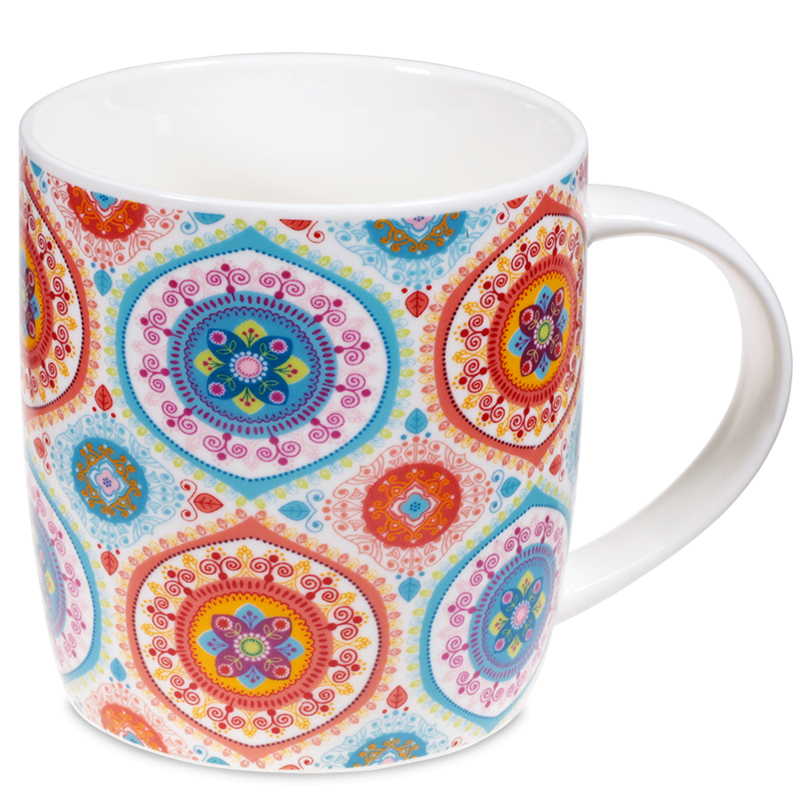 Theemok Mandala blauw - Afbeelding 2