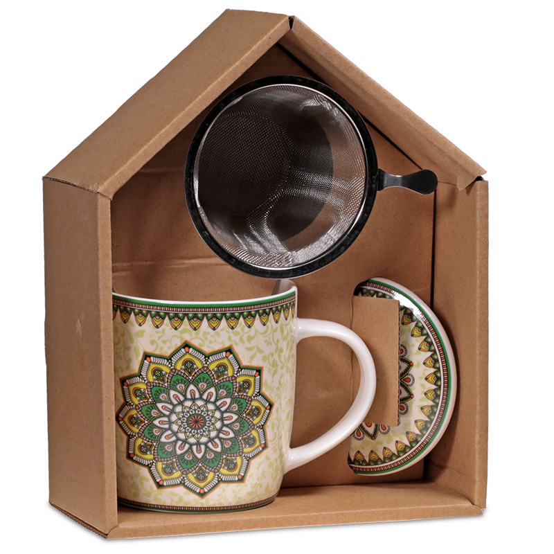 Theemok Mandala Groen - Afbeelding 3