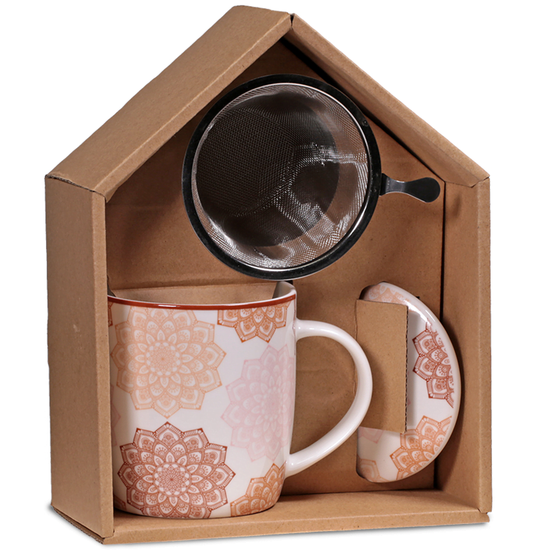 Theemok Mandala roze - Afbeelding 3