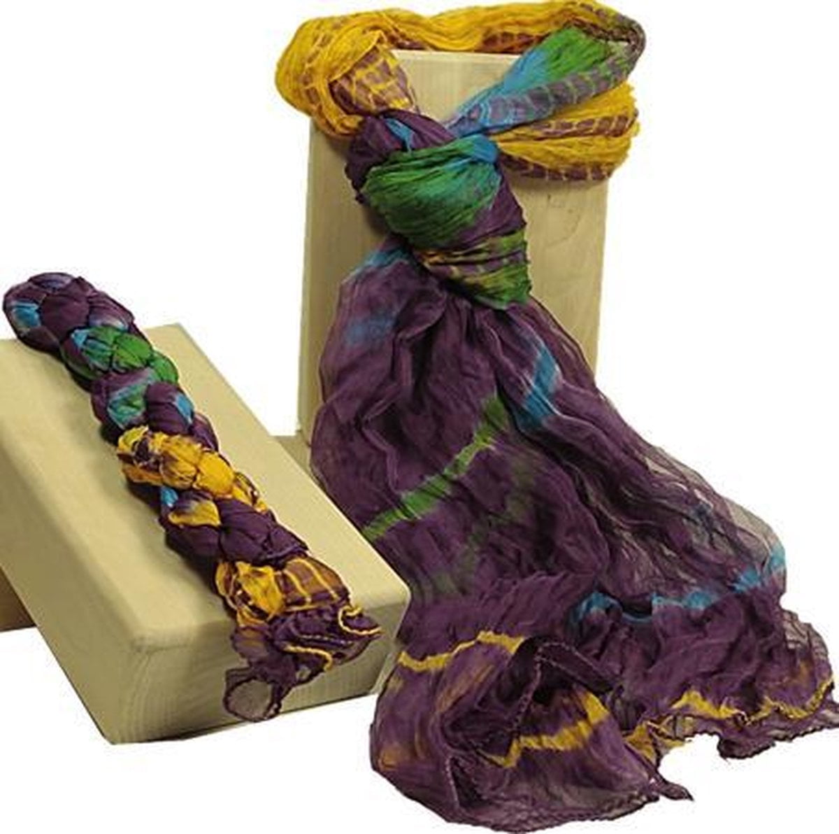 Chiffon sjaaltje aubergine