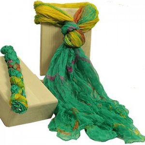 Chiffon sjaaltje groen