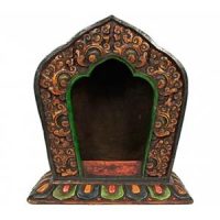 Houten altaar luxe grot handbeschilderd