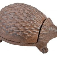 gietijzeren sleutelverstopdoosje egel