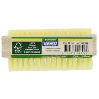 Dubbelzijdige houten nagelborstel