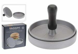 Hamburgerpers aluminium - Afbeelding 2