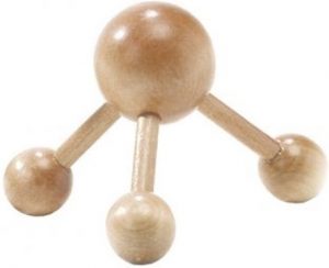 houten massage driepoot