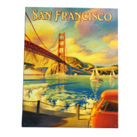 Wandbord metaal San Francisco