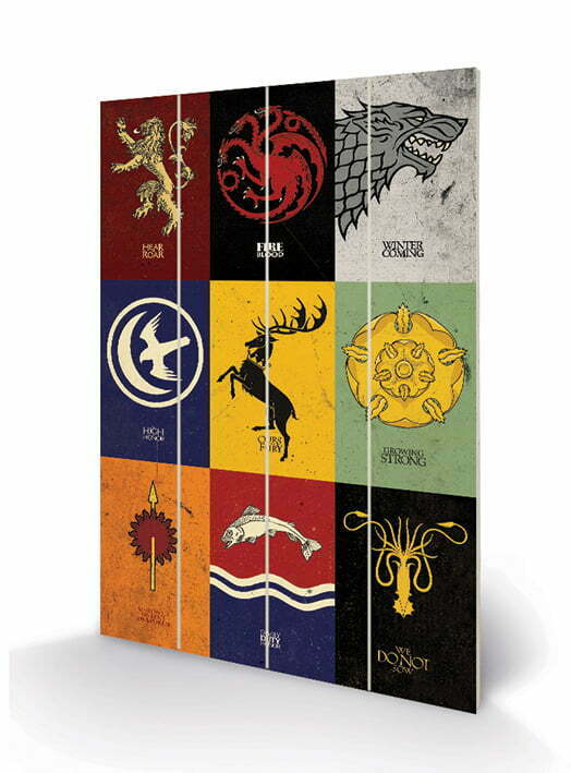 Wandbord Game of Thrones Sigils