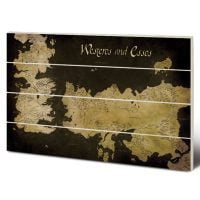 Wandbord Game of Thrones landkaart