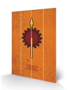 wandbord game of thrones martell