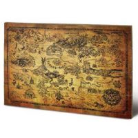 wandbord the legend of zelda map