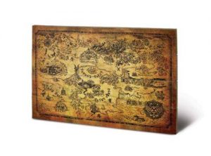 wandbord the legend of zelda map