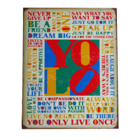 Wandbord You Only Live Once