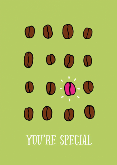 ansichtkaart you're special