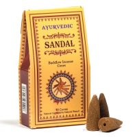 Ayurvedic backflow wierookkegels sandelhout