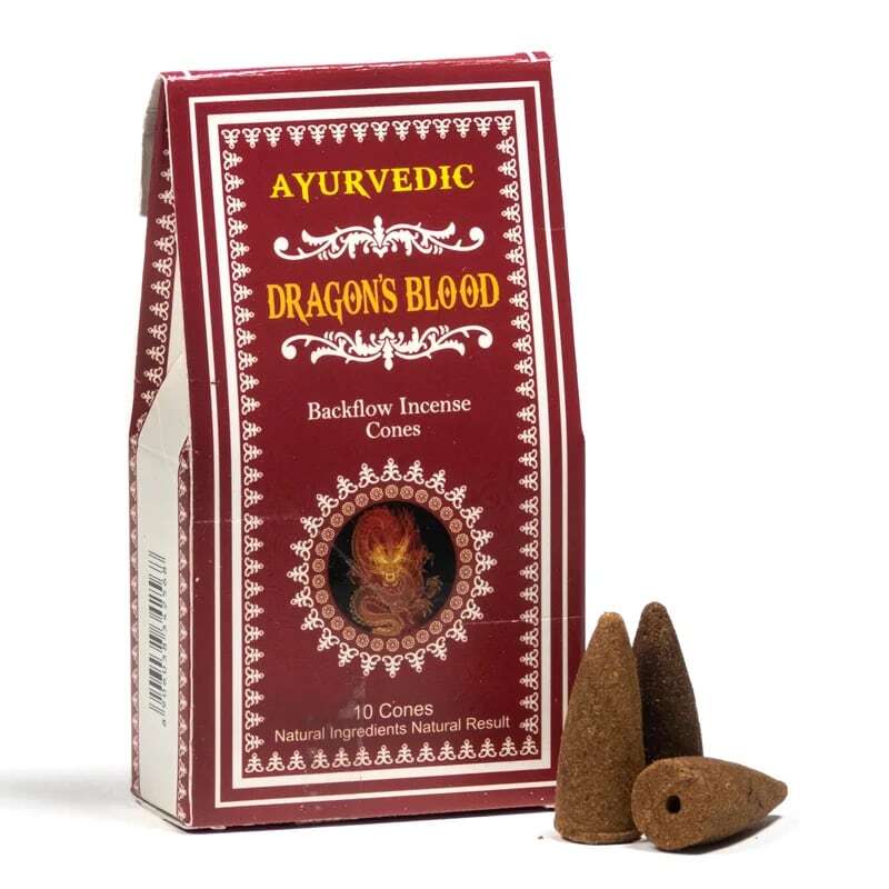 Ayurvedic backflow wierookkegels Dragon Blood