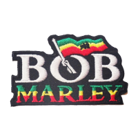 Strijkembleem Bob Marley