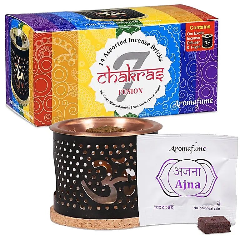 Aromafume probeerset 7 Chakra's met diffuser
