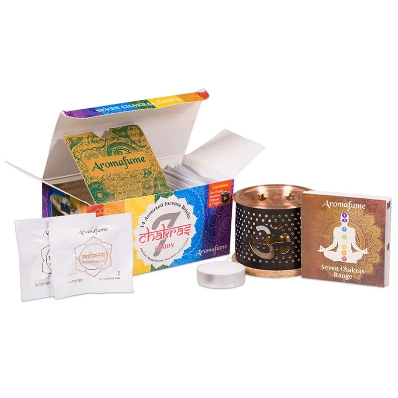Aromafume probeerset 7 Chakra's met diffuser - Afbeelding 2