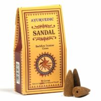 Ayurvedic backflow wierookkegels sandelhout