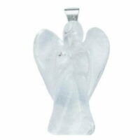 Edelsteen hanger engel Bergkristal