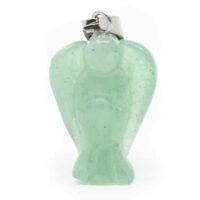 Edelsteen hanger engel New Jade