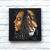 Canvas Bob Marley Rasta Lion