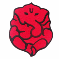 Strijkembleem Ganesha