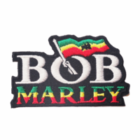 Strijkembleem Bob Marley