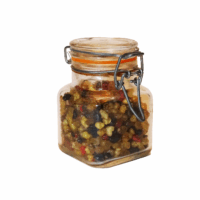 Wierookhars mix in glazen potje