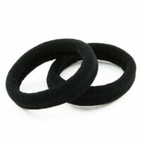 Grote haarelastiek zwart