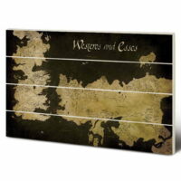 Wandbord Game of Thrones landkaart